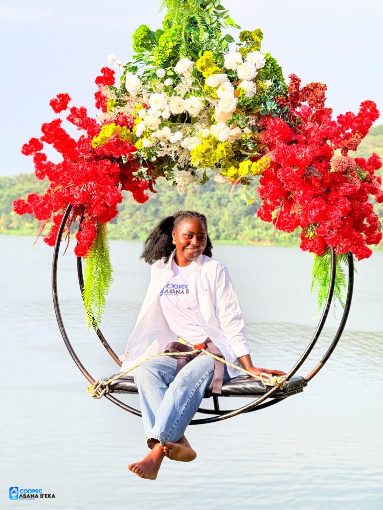 VIra Kinyoma Annette, swing / COOPEC ABK teambuilding activities 